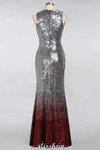 Glamorous Sleeveless Sexy Mermaid Sequins Bridesmaid Dresses