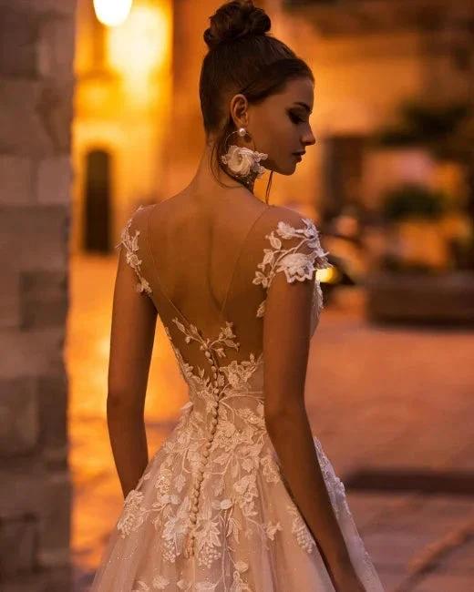 Gorgeous wedding dresses A line | Wedding dresses lace