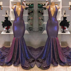 Halter Sleeveless Mermaid  Prom Dress