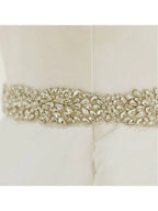 Ivory Ball Gown Wedding Dresses Spaghetti Strap Beaded Bridal Dress  WD339