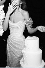 Mermaid / Trumpet Wedding Dresses Sparkle & Shine Dress Wedding Party