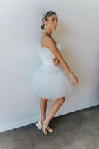 Strapless Homecoming Dress Short Hoco Dresses SYH5