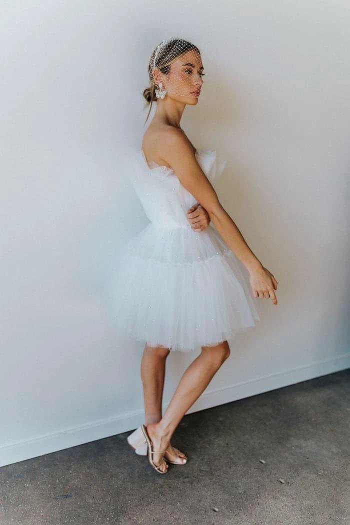 Strapless Homecoming Dress Short Hoco Dresses SYH5