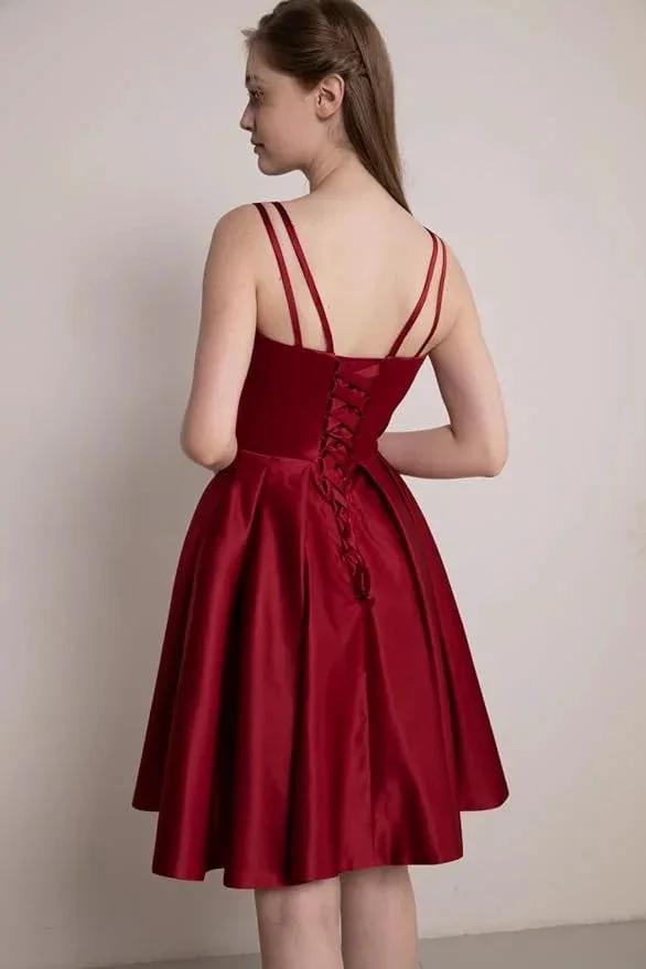 Prom Dress With Shorts Homecoming Dress with Pockets SYH80