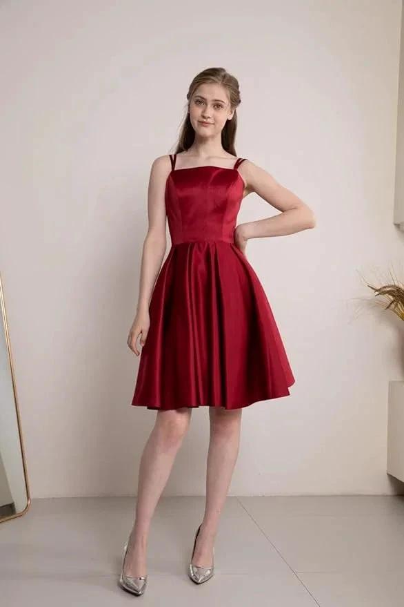 Prom Dress With Shorts Homecoming Dress with Pockets SYH80