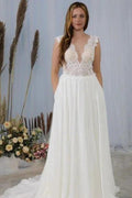 Simple wedding dresses with lace | Summer wedding dresses