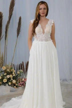 Simple wedding dresses with lace | Summer wedding dresses