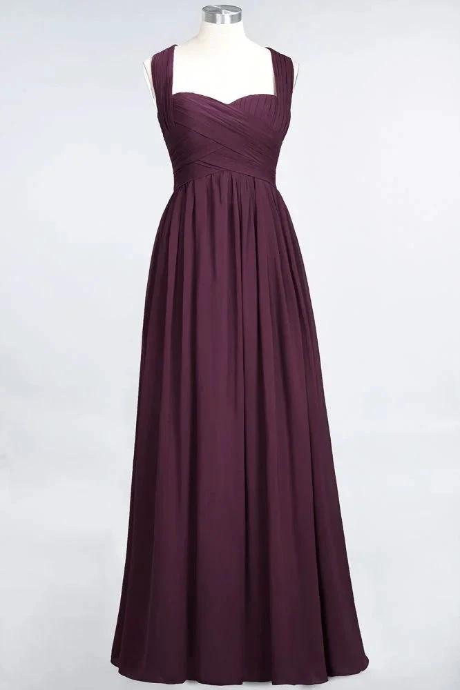 Sweetheart Bungurdy Tiered Lace Prom Dresses | Simple Cap Sleeves A-Line Evening Dresses