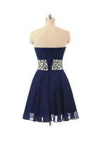 Swetheart Short Chiffon Crystal Homecoming Dresses Party Dresses PG078